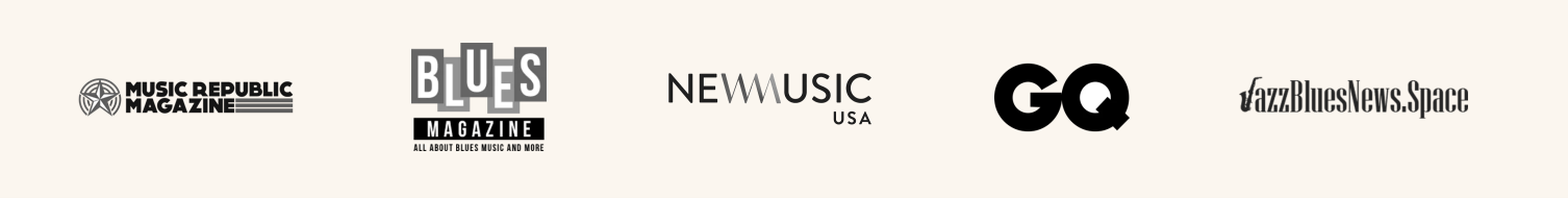 Music Republic Magazine, Blues Magazine, NewMusic USA, GQ, JazzBluesNews.Space