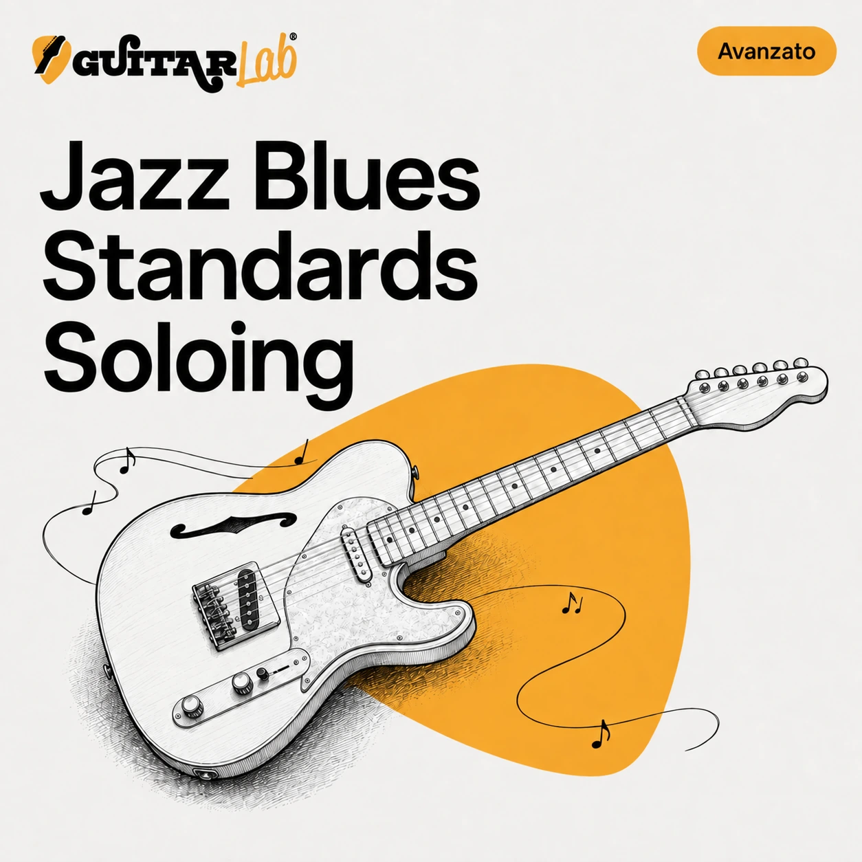 Copertina GUITARlab: Jazz Blues Standards Soloing